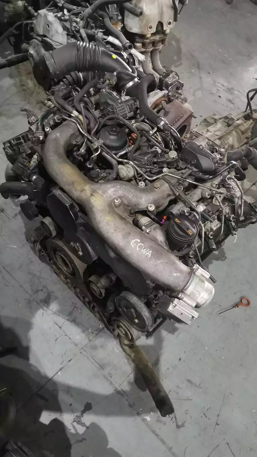 Second image of Audi 3.0 TDI V6 CCWA / CCWB Complete Engine – Low Mileage UK Import