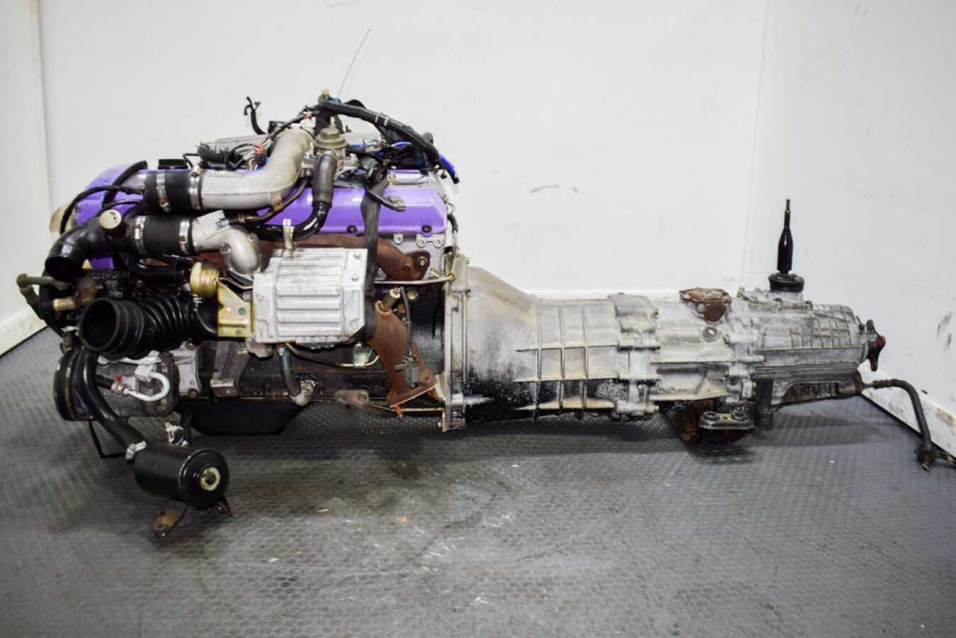 Second image of Nissan RB20DET 2.0L Turbo Engine w/ Transmission R32 GTST Laurel JDM