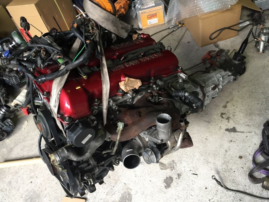 Nissan SR20DET 2.0L Turbo Engine & 5-Speed Gearbox Set – JDM S13 S14 S15