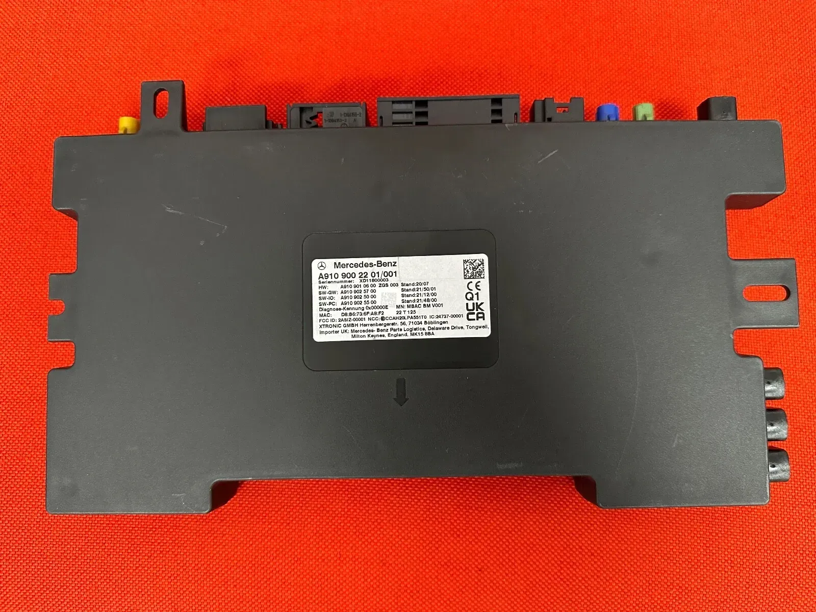Second image of Mercedes-Benz Control Unit Parameterizable Special Module A9109002201 NEW